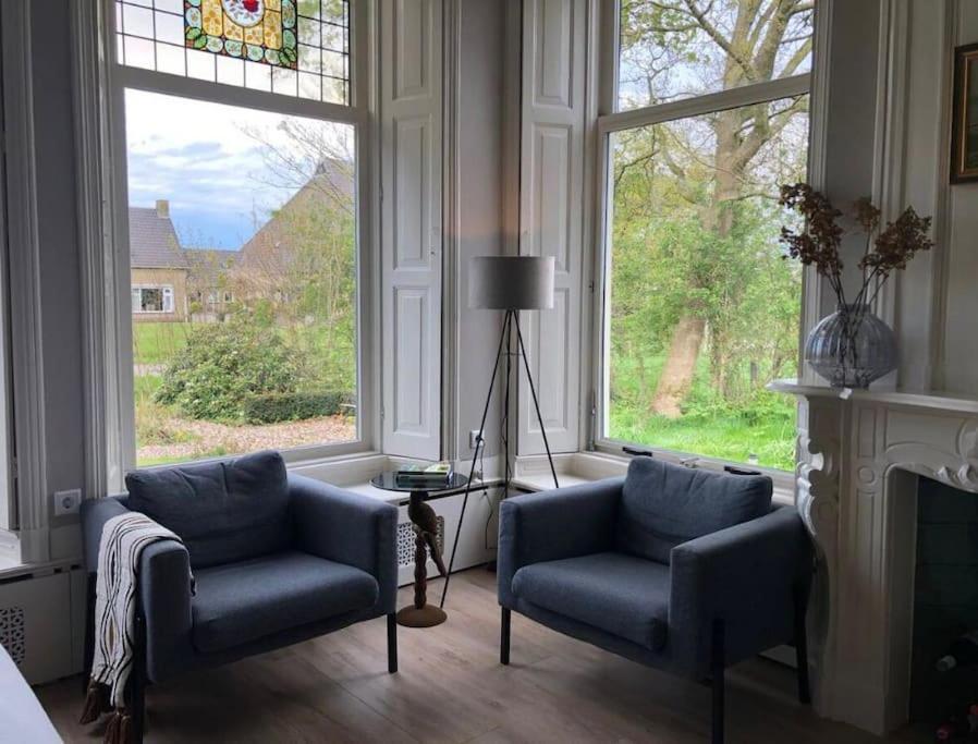 Statige Boerderijwoning Met Vrij Uitzicht En Tuin Villa Hoogzand Luaran gambar