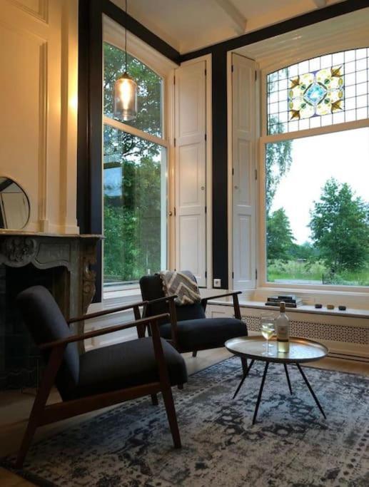 Statige Boerderijwoning Met Vrij Uitzicht En Tuin Villa Hoogzand Luaran gambar